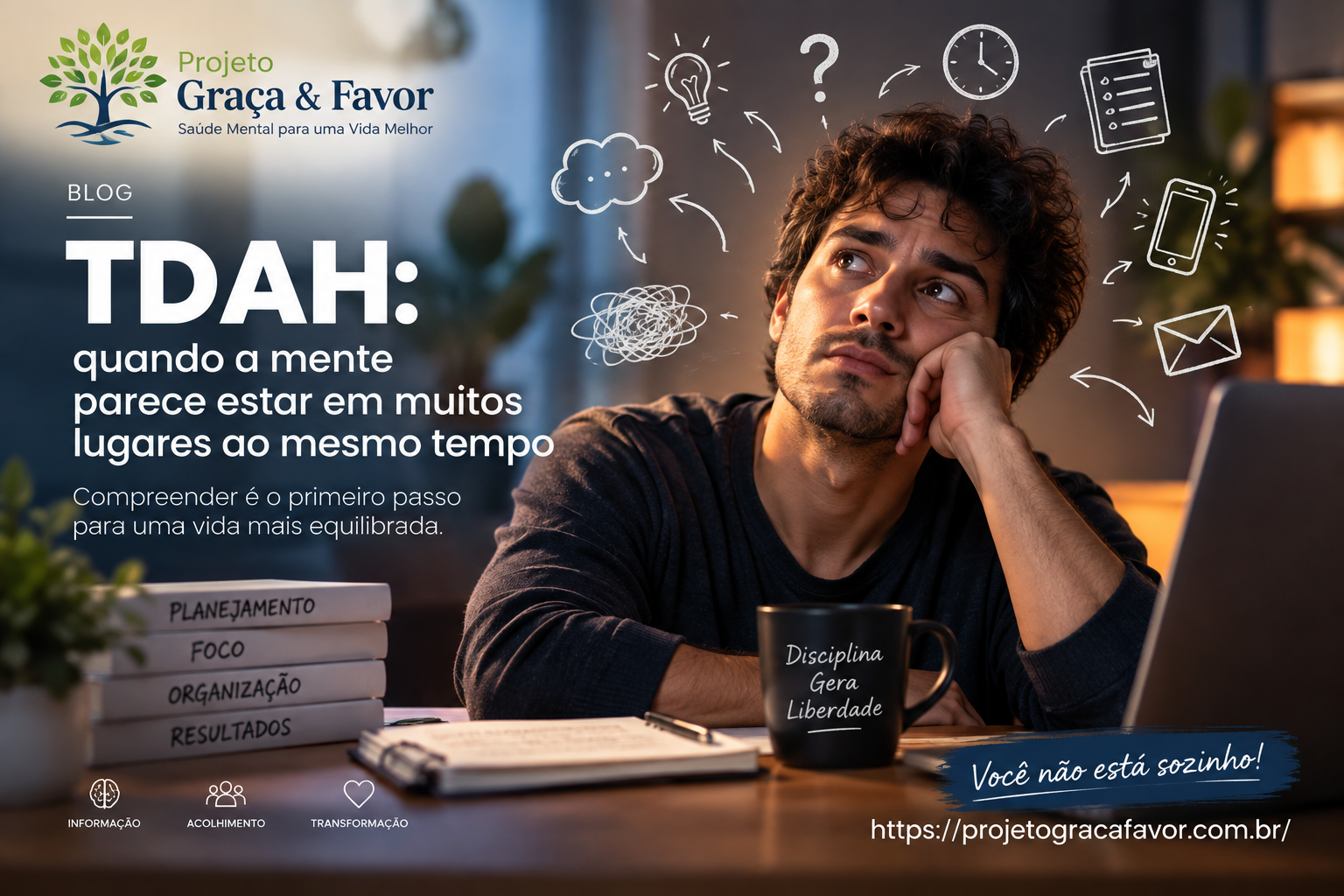 TDAH: quando a mente parece estar em muitos lugares ao mesmo tempo