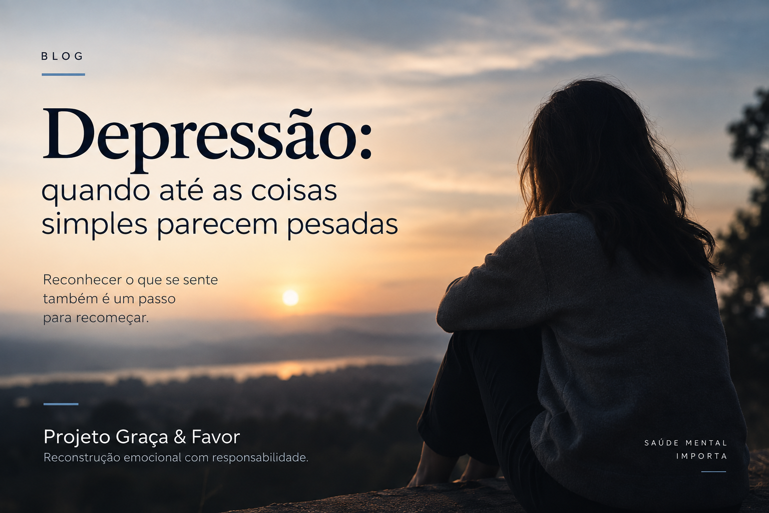 Depressão: quando até as coisas simples parecem pesadas